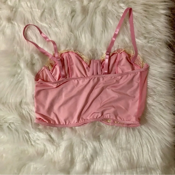 LUXE 5 Star Fave Princess Bustier Corset Lace Cami Crop Top Small Medium Large - Picture 9 of 11